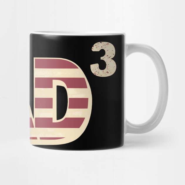 Dad of 3 kids a wonderful dad for the third time gift with american flag by YOUNESS98